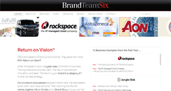 Desktop Screenshot of brandteamsix.com