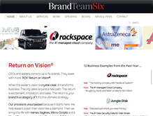 Tablet Screenshot of brandteamsix.com